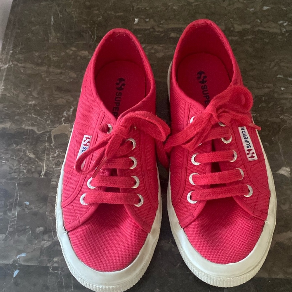 Red Superga Sneakers